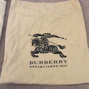 Burberry dust bag! From my purse purchase